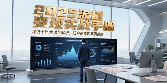 2025流量变现实战手册，超级个体大课全解析，低粉高变现案例拆解-yingqiuwz
