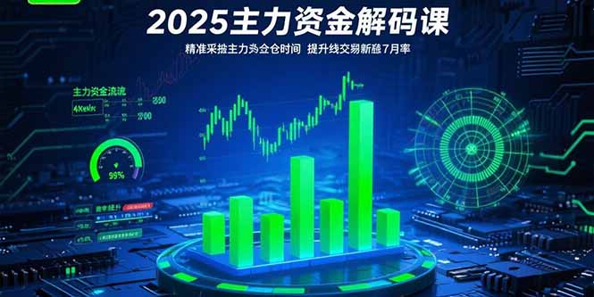 2025主力资金解码课：精准捕捉主力建仓时机，提升短线交易胜率(更新7月-yingqiuwz