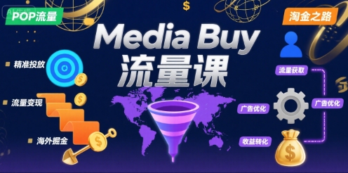 Media Buy之POP流量课，带你开启海外Media Buy淘金之路-yingqiuwz