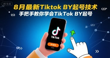 8月最新Tiktok搬运起号技术，手把手教你学会TikTok搬运起号-yingqiuwz
