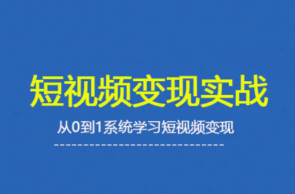 杨磊老师·2025短视频变现实战课-yingqiuwz