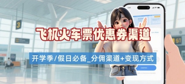 学生党必看！机票火车票优惠券申请渠道 + 项目打法，开学季节日速存-yingqiuwz