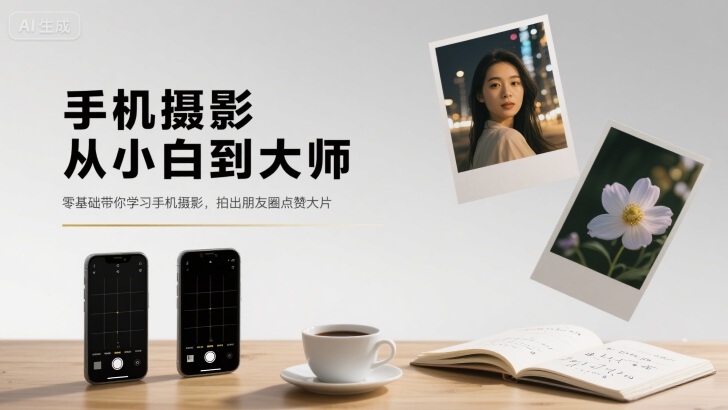 手机摄影从小白到大师，零基础带你学习手机摄影，拍出朋友圈点赞大片-yingqiuwz