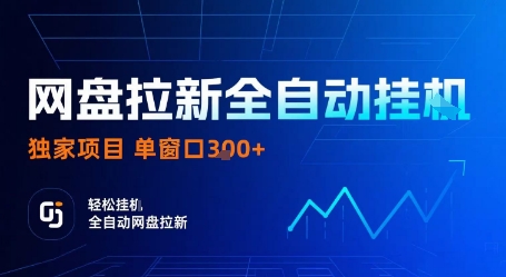网盘拉新全自动挂G，独家项目，全自动运行完成拉新做任务，单窗口3张+【揭秘】-yingqiuwz