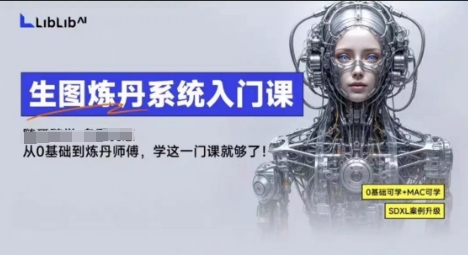 LibLibAI哩布哩布生图炼丹系统入门课，从生图到炼丹，只学这一门就够了-yingqiuwz