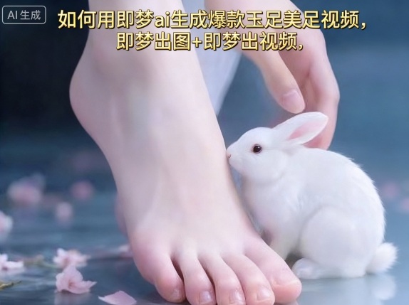 如何用即梦ai生成爆款玉足美足视频，即梦出图+即梦出视频，快速涨粉-yingqiuwz